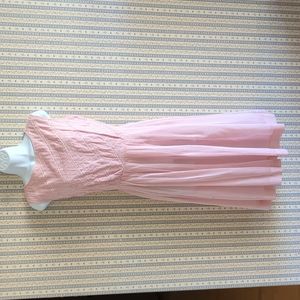 Pink Lace Vintage Dress S